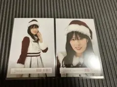 【櫻坂46 齋藤冬優花】生写真　2024年　クリスマス　サンタ衣装　2点セット