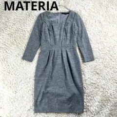 美品✨MATERIA マテリア キラキラ　膝丈ワンピース　Sサイズ