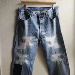 ★ダメージリペア★　Levi's　 501　 W 38 L34 　　usa 製