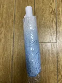 日傘　晴雨兼用　ワンタッチ　自動開閉　折りたたみ傘　新品　スカイブルー