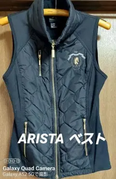 値下げARISTA レディース ブラックベストキルティングソフトシェル サイズS