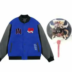 浜崎あゆみ スタジアムジャンパー(青)サイズL 浜崎あゆみ スタジアムジャンパー BLUE Lサイズ