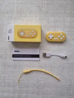8bitdo Zero 2 ゲームコントローラー イエロー