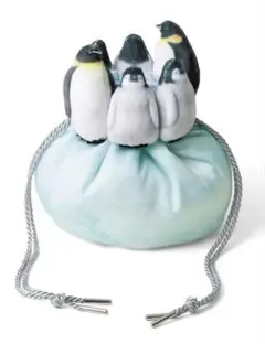 【新品未開封】　◯フェリシモ◯ ギュッと集まるペンギンきんちゃく　巾着