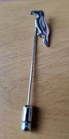 シルバー カラー　鳥　ラペルピン