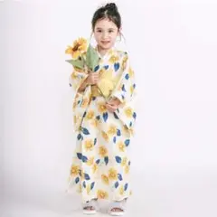 slap slip スラップスリップ ひまわり柄浴衣 100サイズ