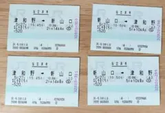 断捨離セール　ＳＬやまぐち号（使用済）乗車券＆記念乗車証　セット
