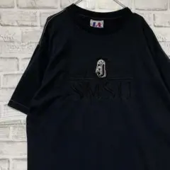 USA製90sヴィンテージTシャツ！シングルステッチ　ブラック半袖古着L715
