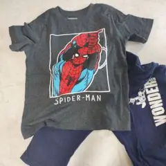 スパイダーマン Tシャツ 半ズボン　120　130　6T