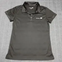 new balance ブラック シャツ M