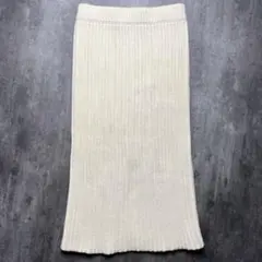 【人気】MADISONBLUE ニット スカー1 ウール エレガンス ロング