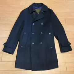 マッキントッシュ ピーコート ハーフコート トレンチコート メンズ ネイビー S