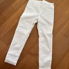 ユニクロ　UNIQLO パンツ　　S 110 125 白　ホワイト