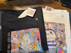 ユニクロ　ラブブ　ポップマート ザ・モンスターズラブブTシャツM 2点セット