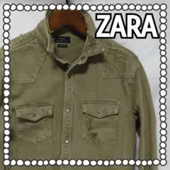 【美品】　ZARA　デニムジャケット　Gジャン