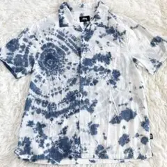 【美品】STUSSY ステューシー 半袖シャツ タイダイシャツ Mサイズ