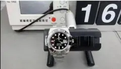 自動巻き時計 ブラックダイヤル 200m防水