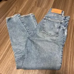 MOUSSY ブルーデニム ストレートパンツ