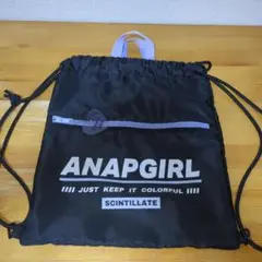 ANAPGIRL ブラック ナップザック