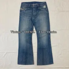 希少 Vintage DIESEL ディーゼル/フレアパンツ デニム イタリア製
