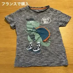 恐竜スケートボードTシャツ