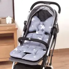 ベビーカーシート クッションパッド 星
