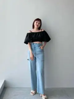 サイドスリットデニム