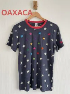 OAXACA オアハカ 半袖Tシャツ 刺繍 M ネイビー