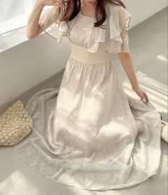 MAJESTIC LEGON ダブルカラーコルセットワンピース