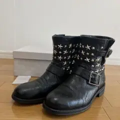 ジミーチュウ スタッズ ショートブーツ