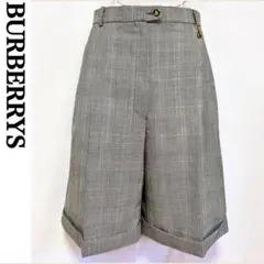 極美品 バーバリー ショートパンツ ハーフパンツ ズボン ボトムス キュロット