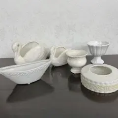 花器　白色　器　6点セット　値下げ