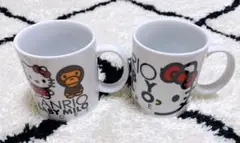 Bape X Sanrio Hello Kitty コラボ マグカップ セット