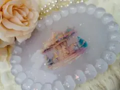 ゆめかわ 薄紫ラメ入り ポコポコトレイ インテリアトレイ メリーゴーランド
