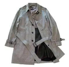 PS Paul Smith ポールスミス グレンチェック トレンチコート M