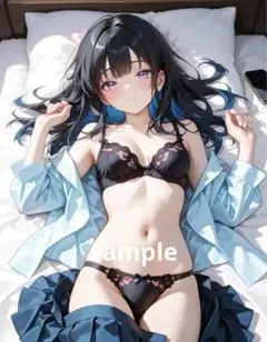 AIイラスト　美女 L版サイズ 1点物 D70