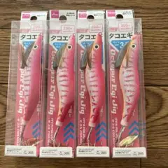 タコエギ 3.5号ピンク4個 （DAISO）