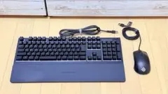 SteelSeries キーボード マウスセット