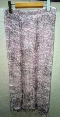 モザイク柄 シフォンストール