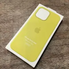 「新品未使用」iPhone 16 Pro Max シリコンケース イエロー