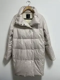 セオリーダウンコート サイズS アイボリー 美シルエット⭐️秋冬⭐️