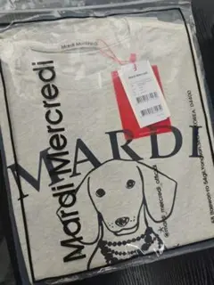 Mardi Mercredi 犬イラスト Tシャツ