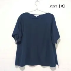 PLST　プラステ　カットソー　半袖　ハンカチーフスリーブ　オフィスカジュアル
