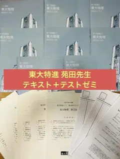 【さてらいと】東大特進コース　物理・化学・数学セット 東進ハイスクール 東京大学 東大特進コース 東大特進化学