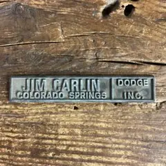 USAカーディーラー　エンブレムJIM