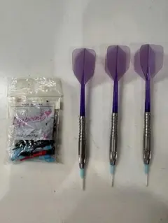 D.CRAFT 紫色ダーツ 3本セット Lippoint付属品