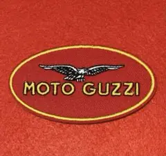 A1255 Italy Moto Guzzi 刺繍ワッペン　アイロン
