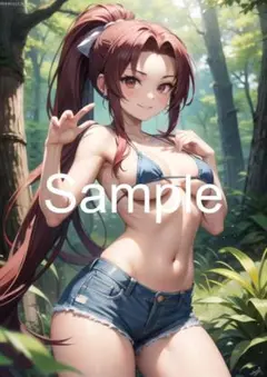 A4サイズアートポスター 1点もの 美女ポスター最高品質 E-G-３６