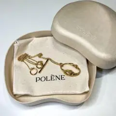 極美品 ポレーヌ Eroz ペンダント ネックレス 真鍮24K金メッキ 2way Polène | ネックレス - Eroz - 24Kゴールドメッキ