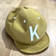 GRIN BUDDY K刺繍キャップ マスタード 52cm